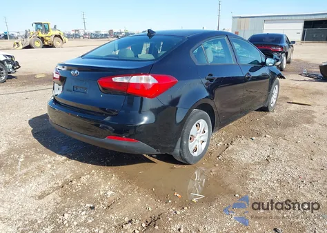 2014 Kia Forte Lx z USA, uszkodzony, nr VIN KNAFK4A63E5207018